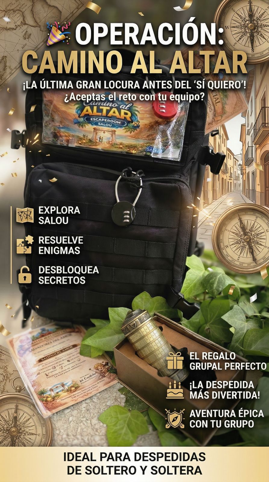Escape room Operación Camino al Altar Salou